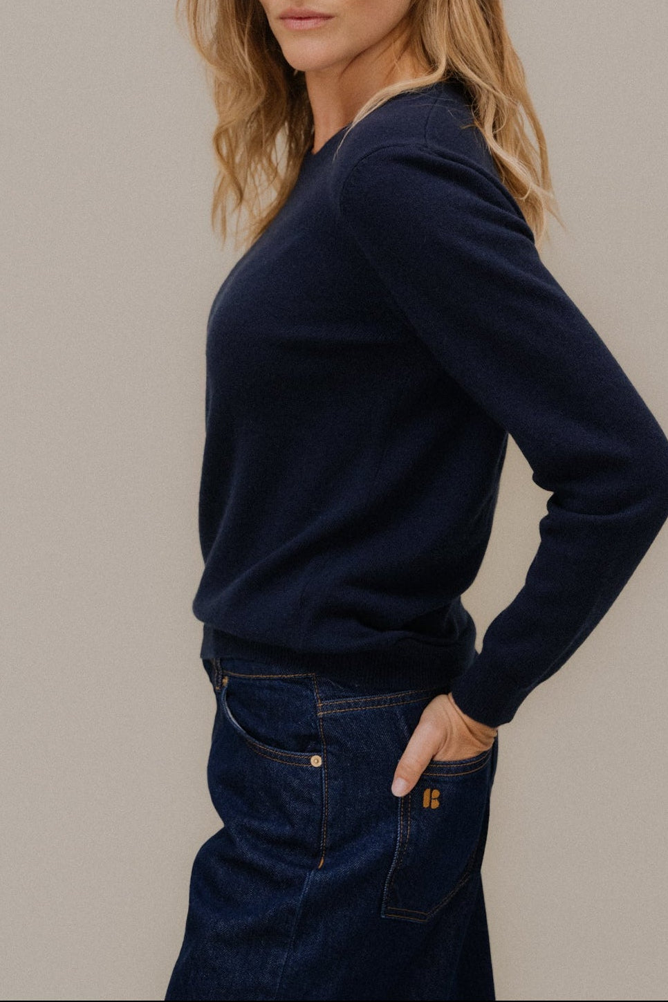 Bertille navy sweater