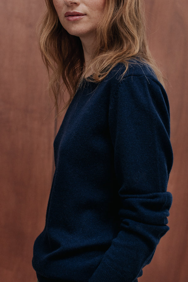 Pull Bertille marine