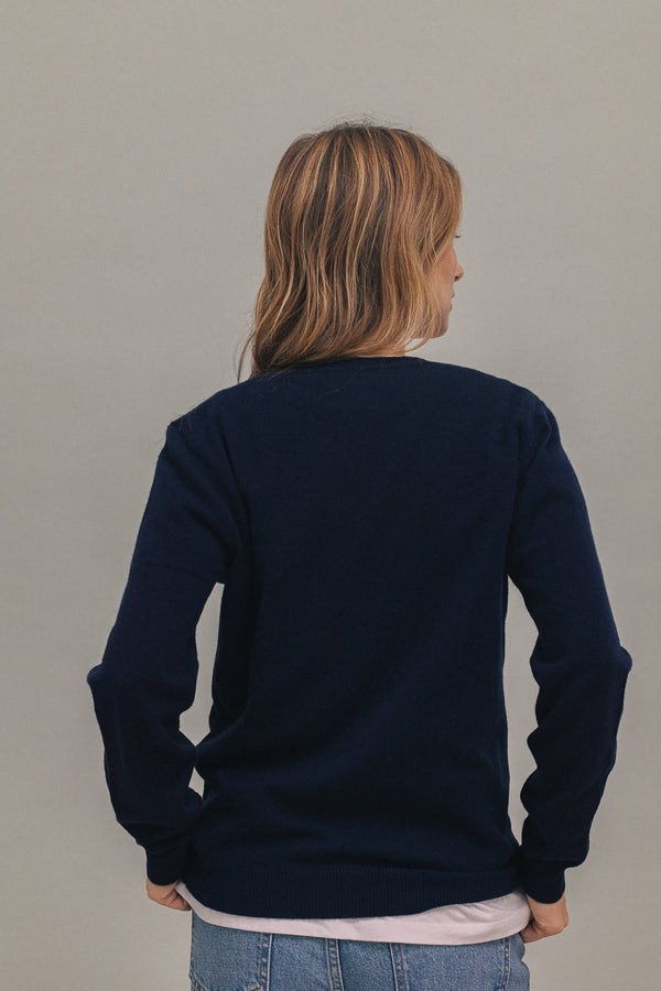 Pull Bertille marine