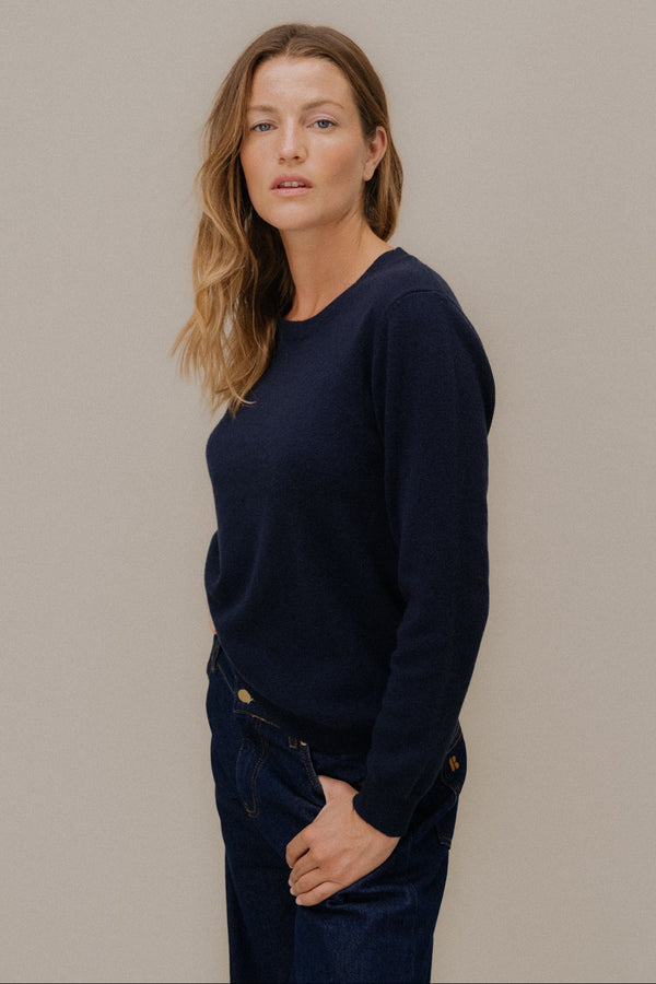 Pull Bertille marine