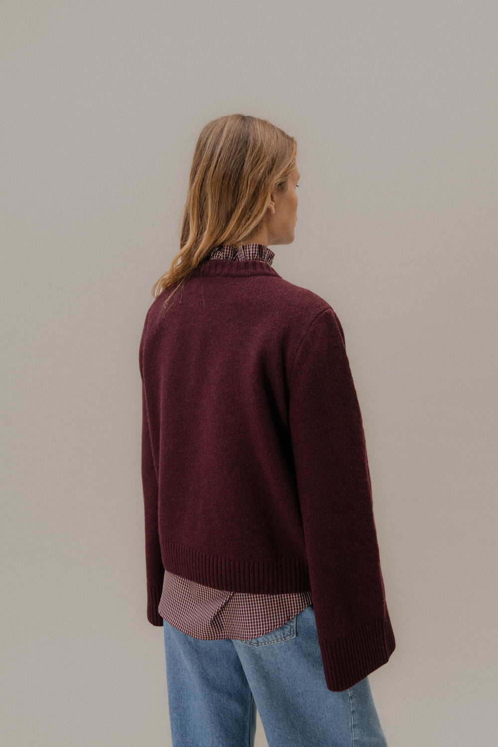 Cécile burgundy jumper