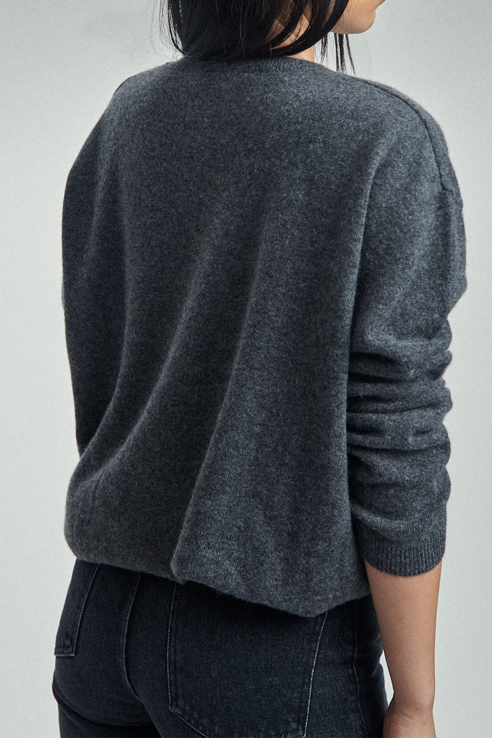 Pull gris chiné foncé Clotaire 4