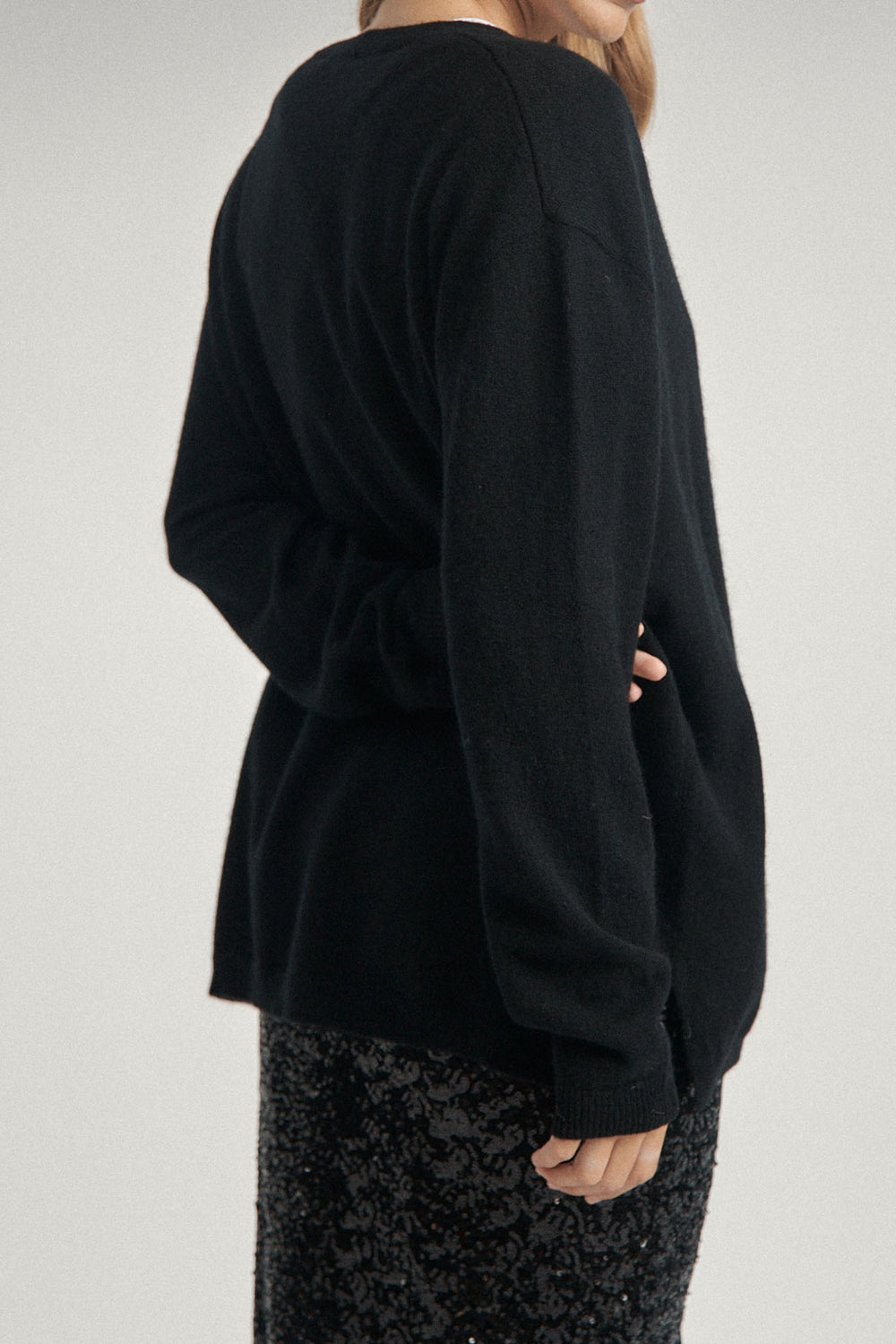 Pull oversize noir Clotaire 2