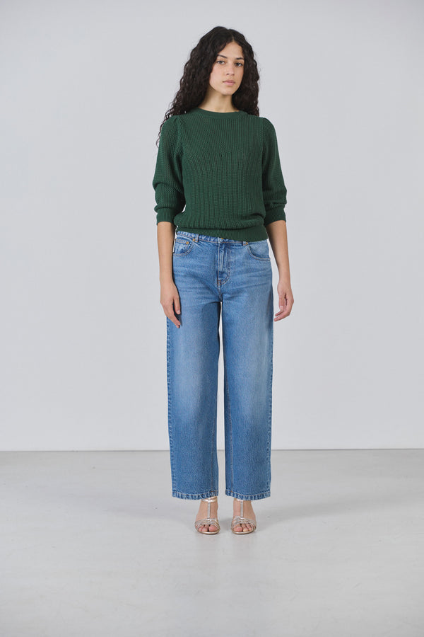 Pull manches courtes Gloria vert 2
