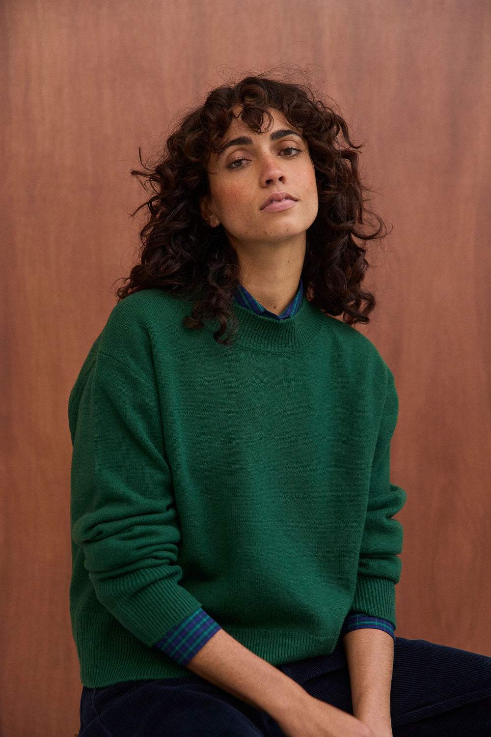 Pull James vert forêt