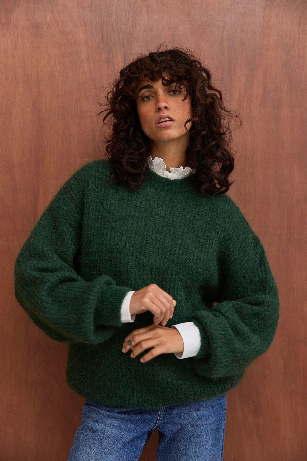 Pull Matthew vert forêt