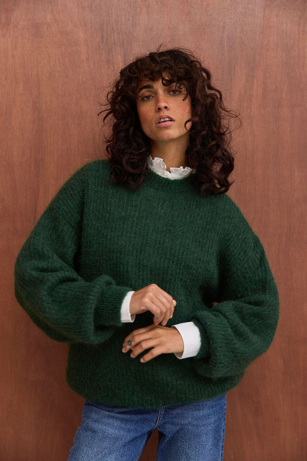 Pull Matthew vert forêt
