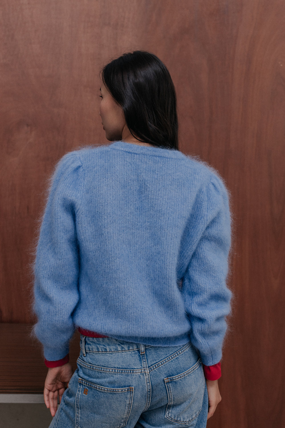 Pull Oslo bleu ciel