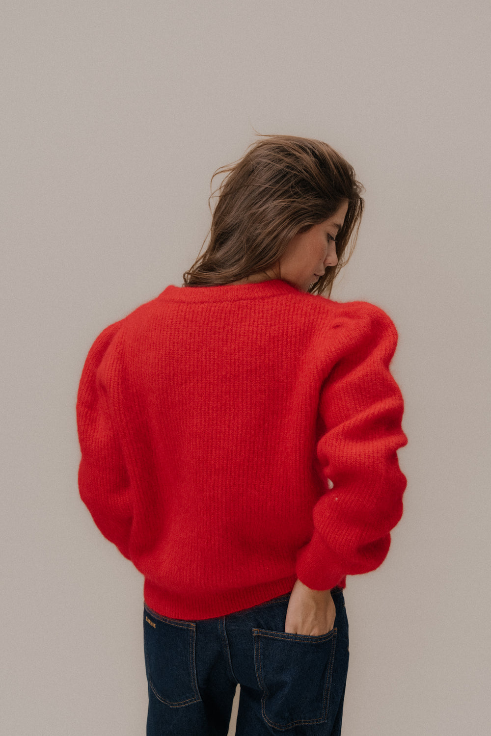 Carmine red Oslo jumper