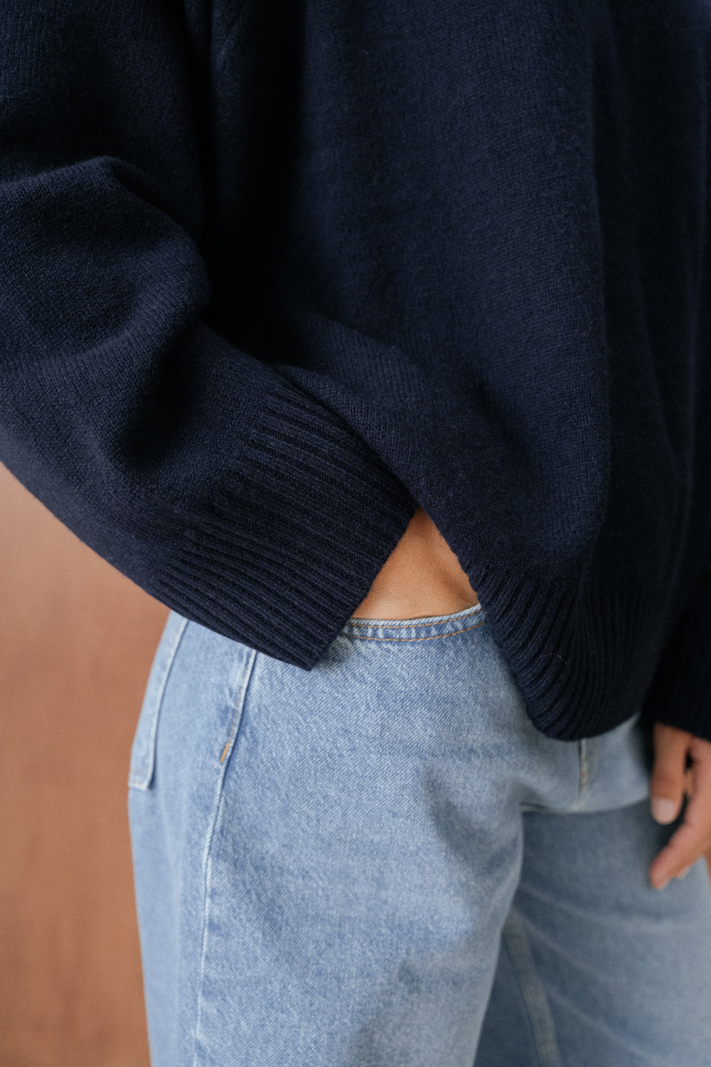 Pull Théo marine