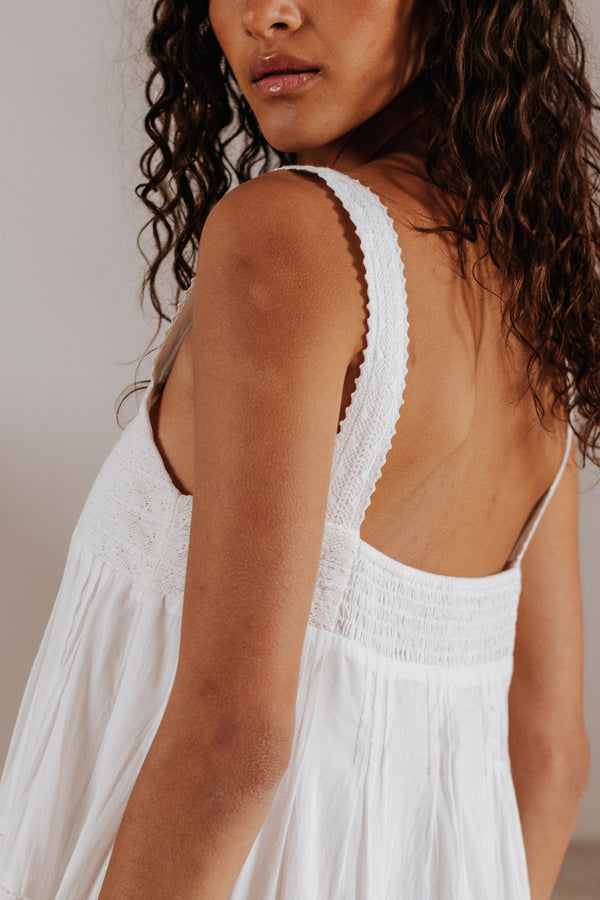 Robe Elena blanche
