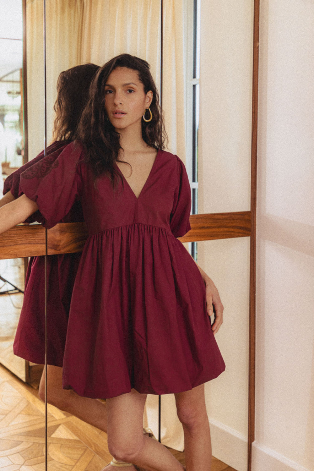 Elie wine dress