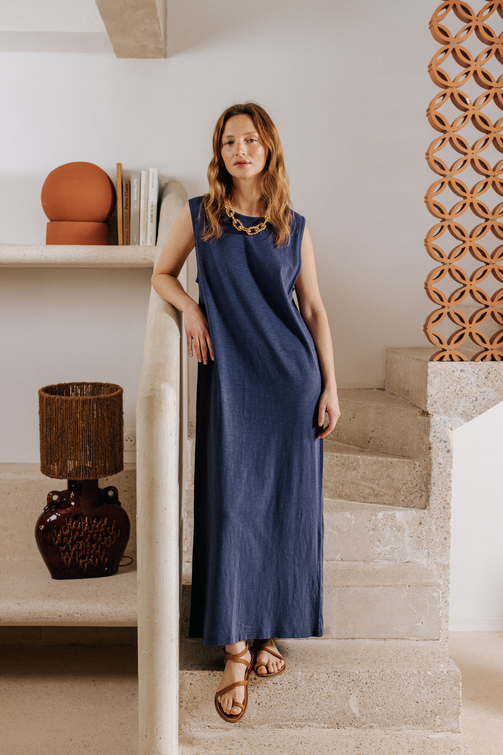 Judie navy dress