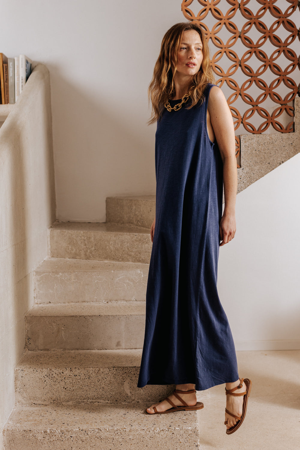 Judie navy dress