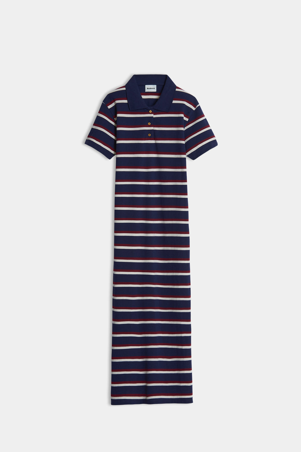 Robe polo à rayures marines Maud 6