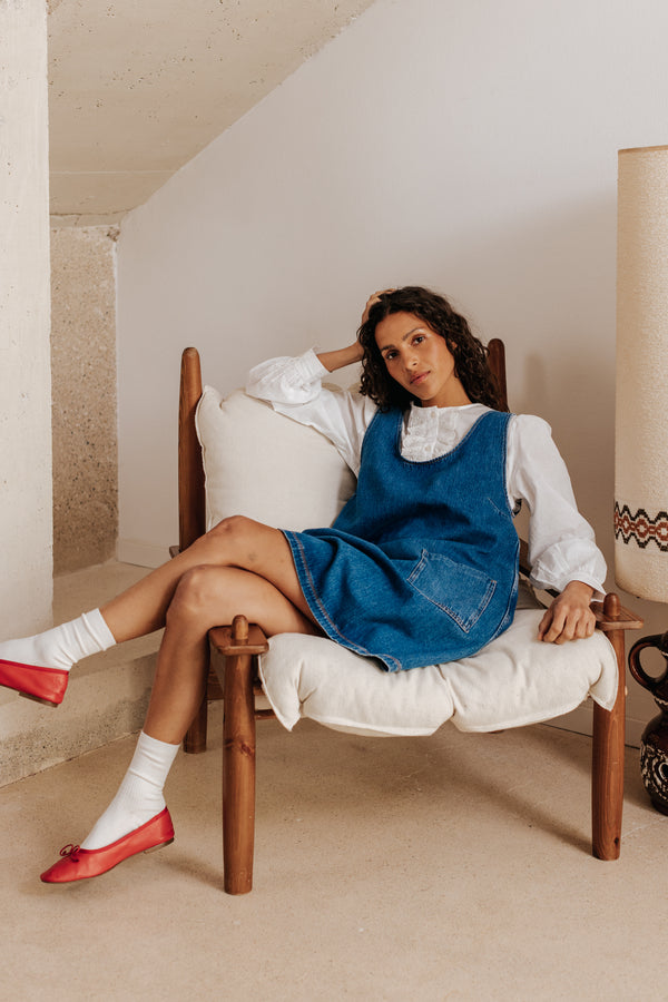 Romy medium blue dress