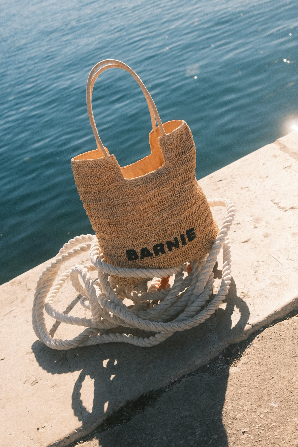 Eliott raffia bag