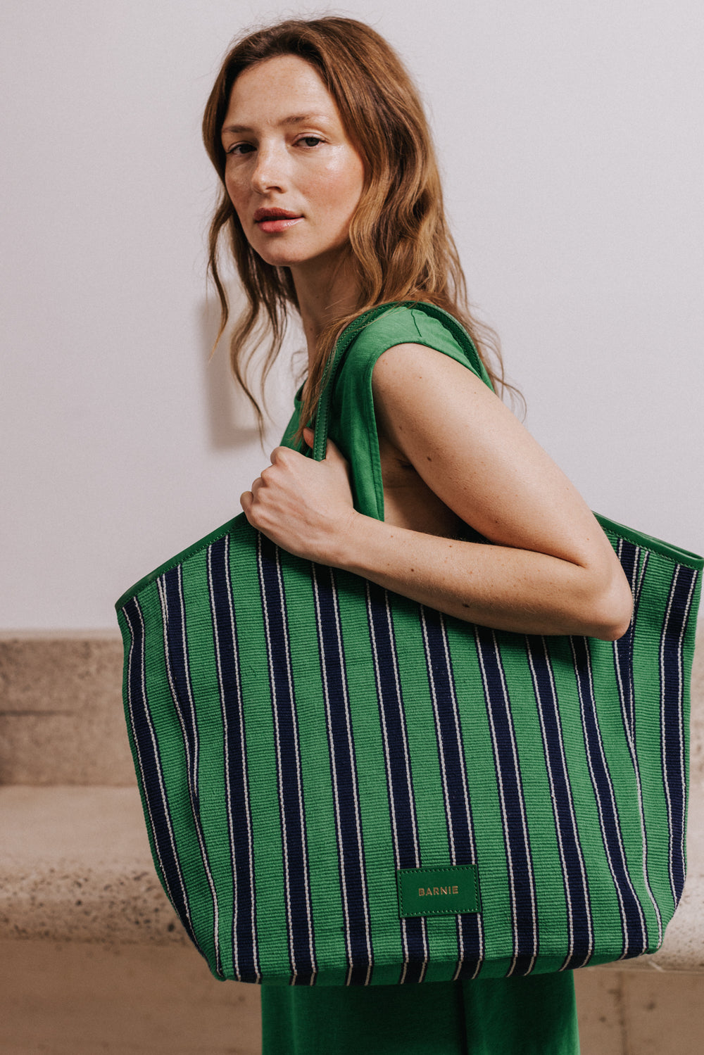 Sac Lali rayures vertes