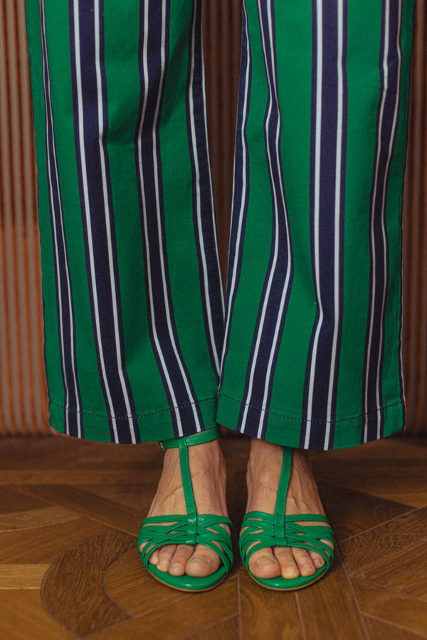 Sandales Louise vertes