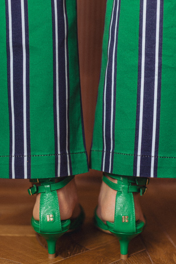 Sandales Louise vertes