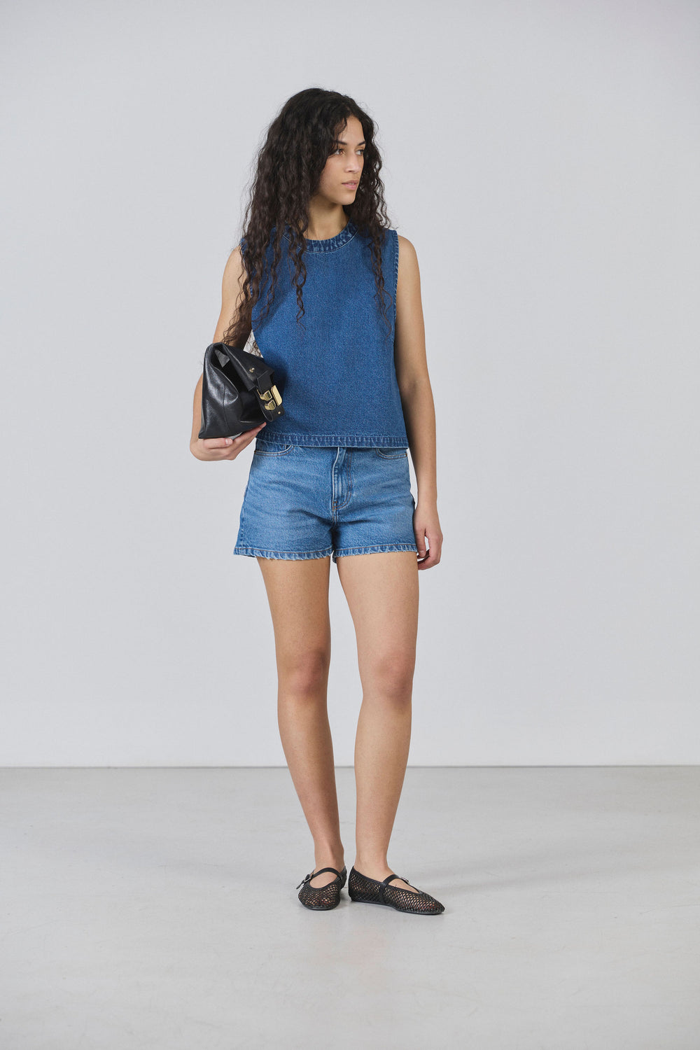 Short Jules medium blue