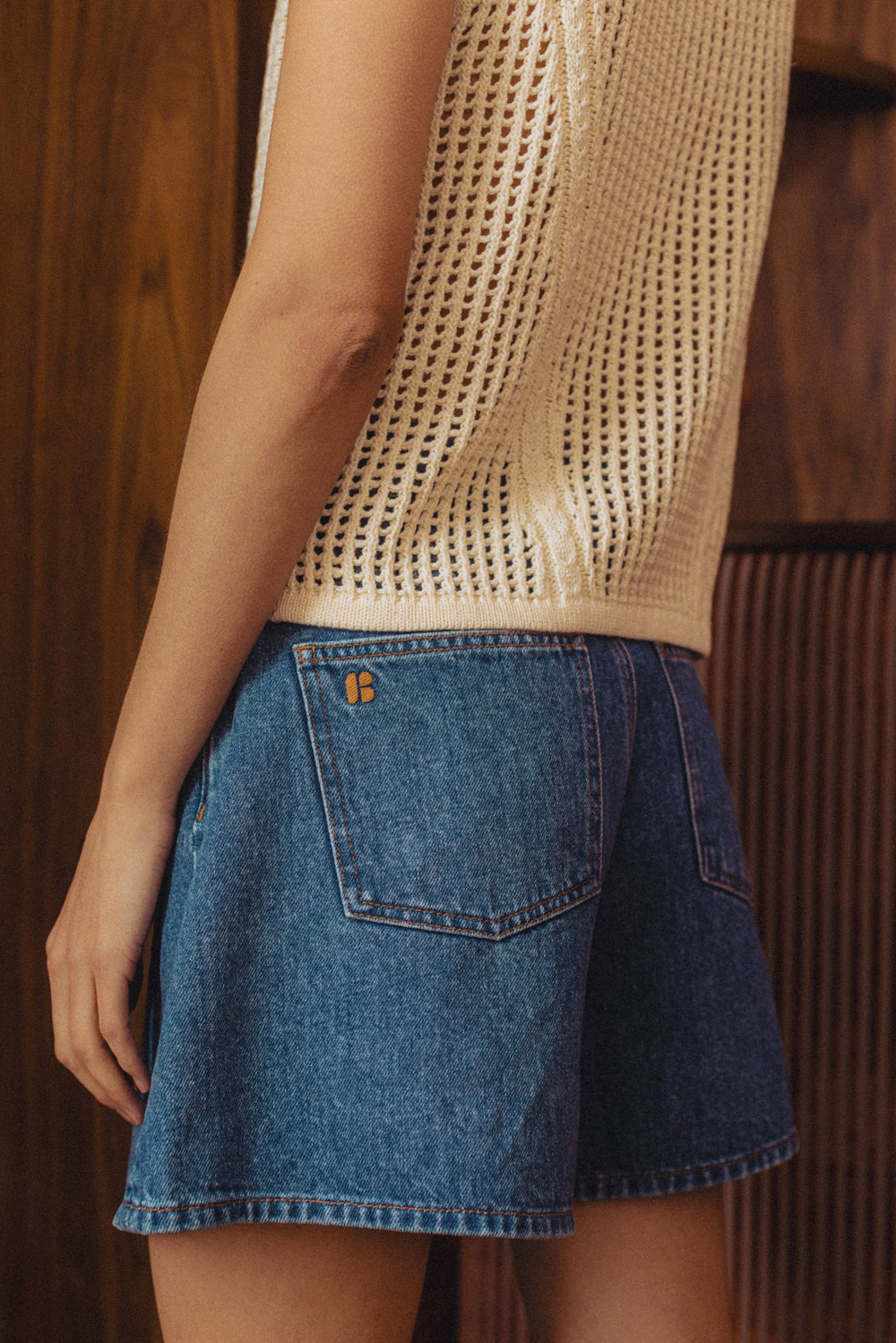 Short Tils medium blue