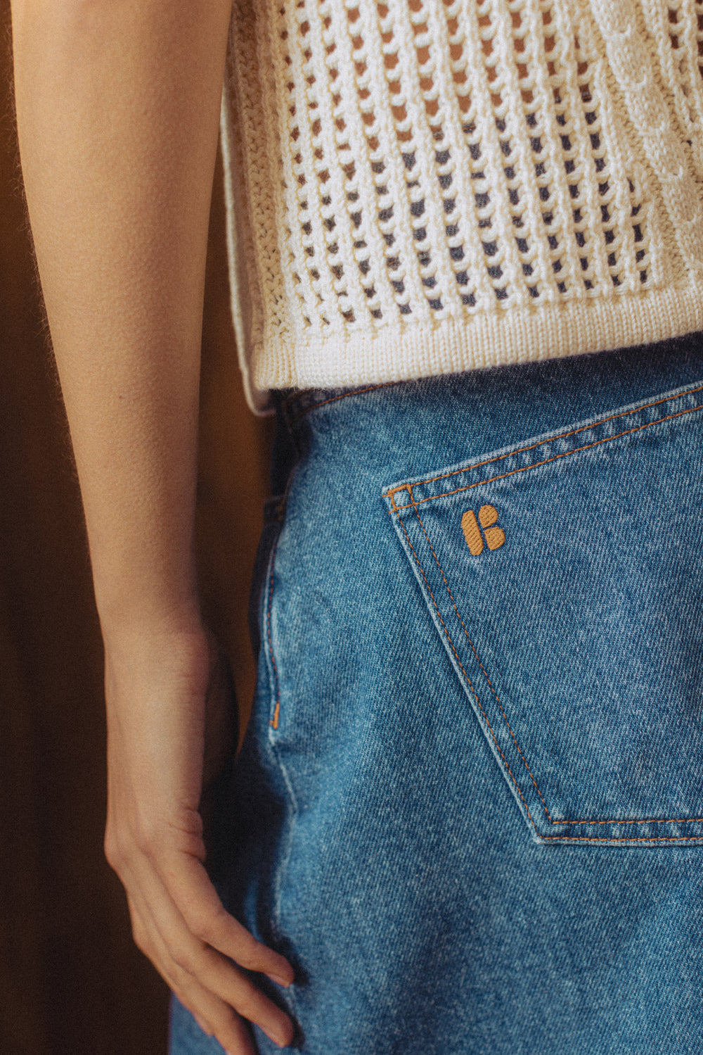 Short Tils medium blue