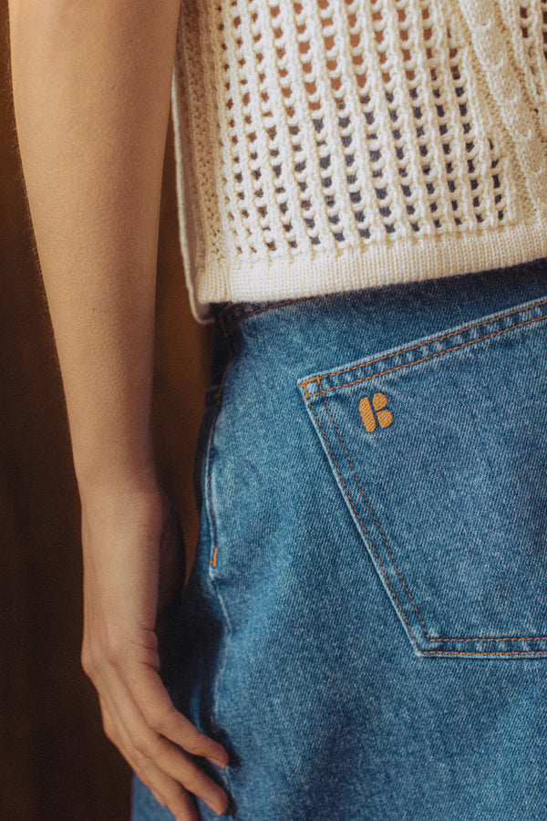 Short Tils medium blue