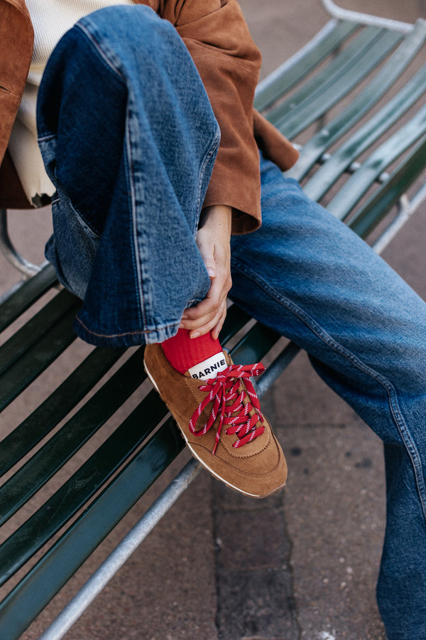 BARNIE camel sneakers
