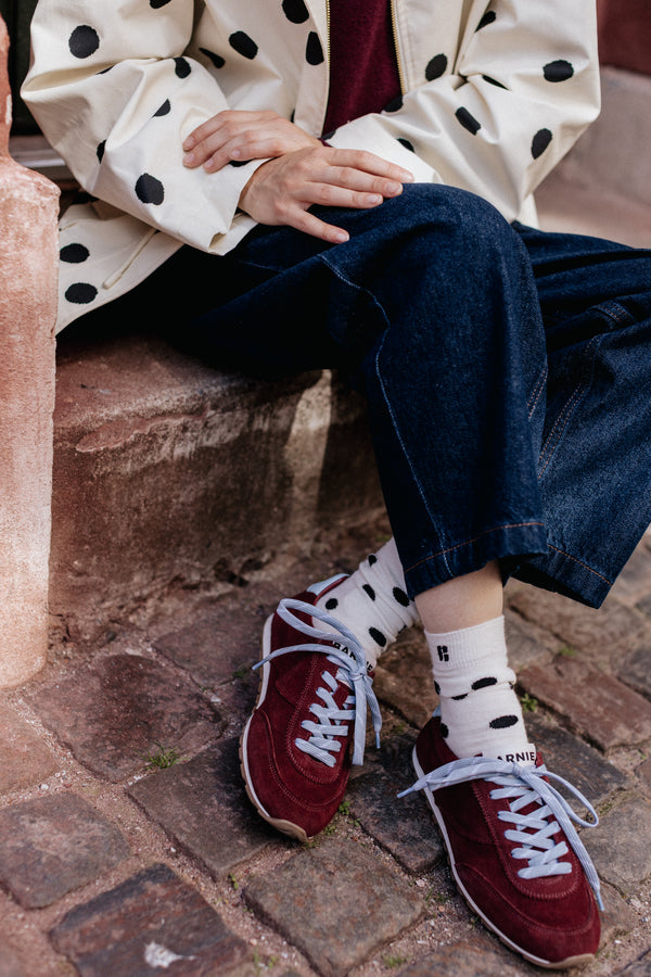 Burgundy BARNIE sneakers