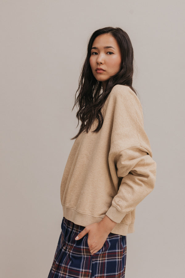 Auguste heather beige sweatshirt