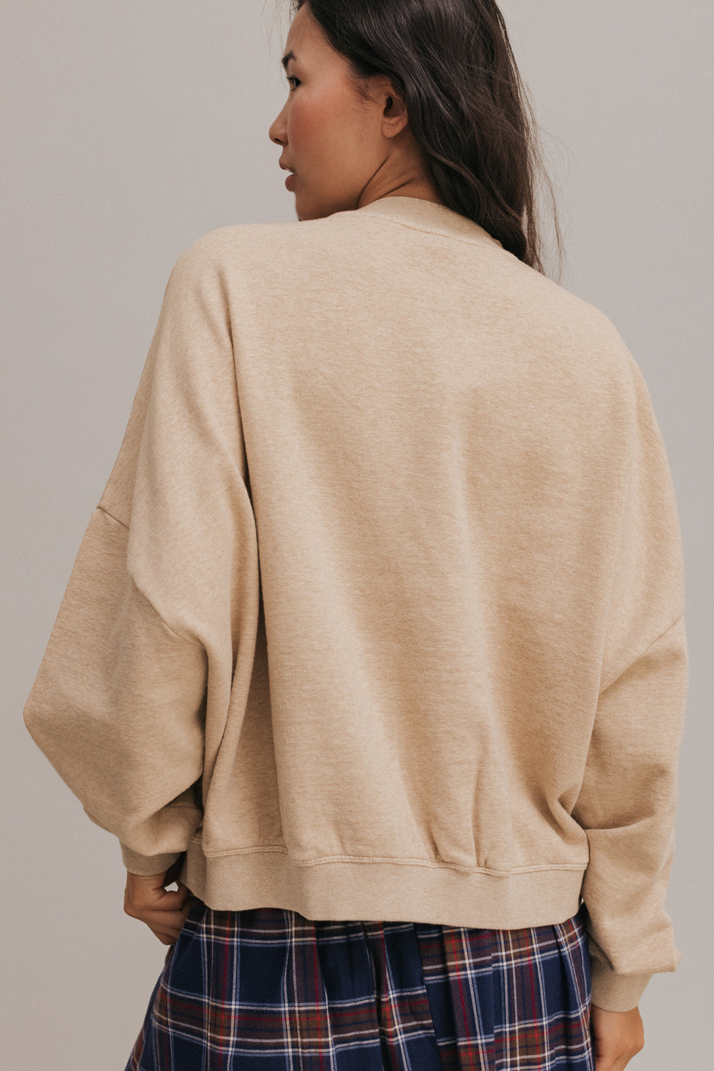 Sweat Auguste beige chiné