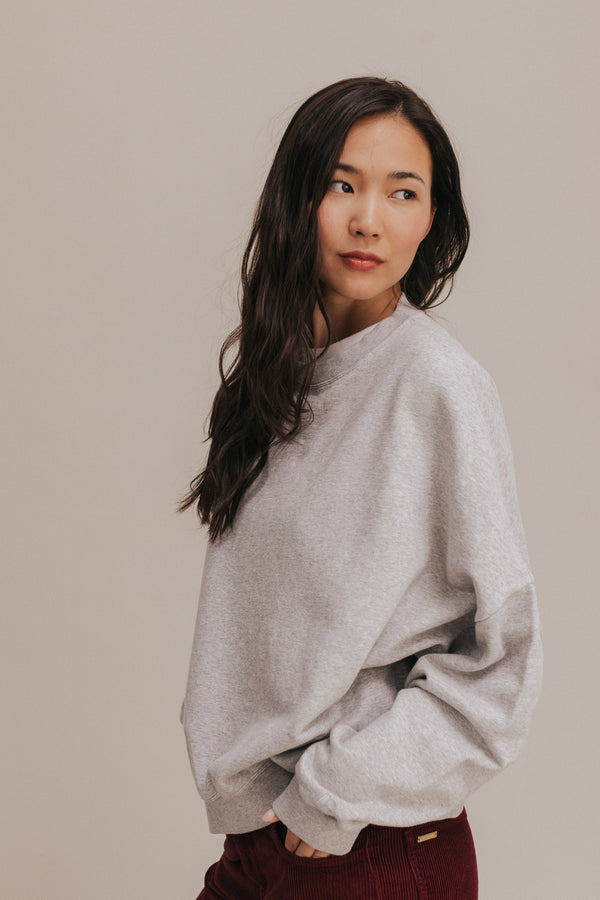 Sweat Auguste gris chiné