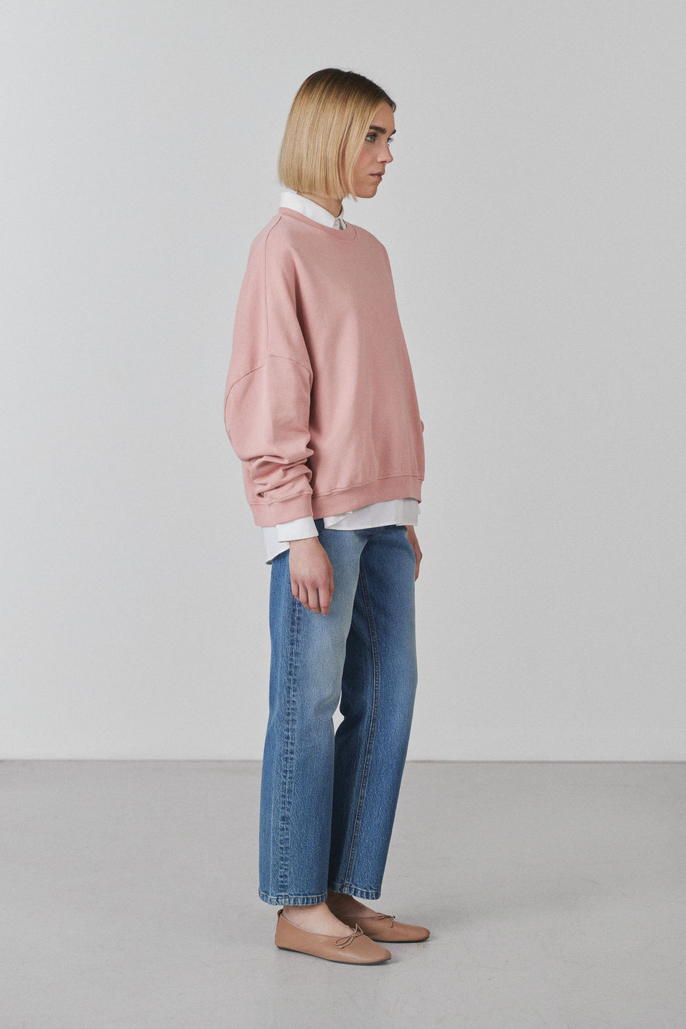 Sweat oversize rose Auguste 2