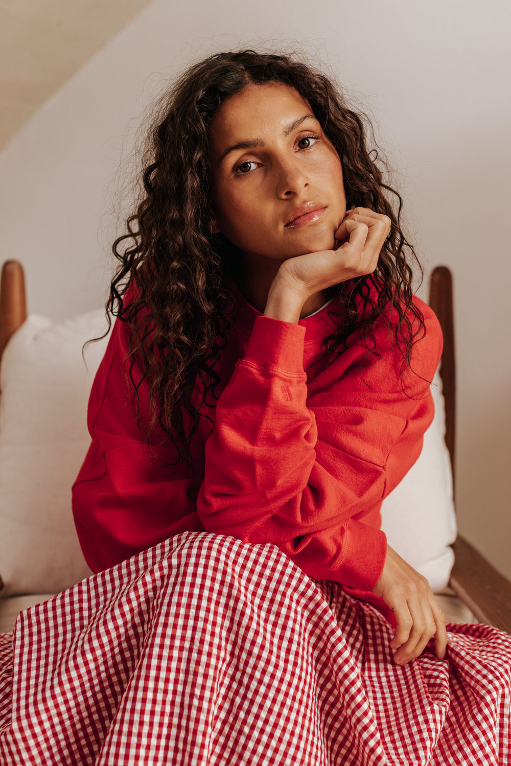 Sweat Auguste rouge