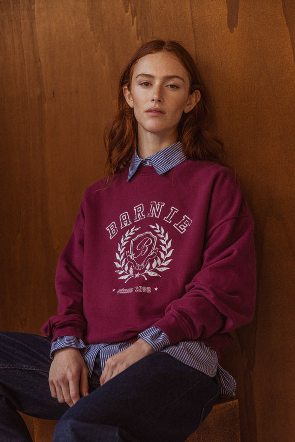 Sweat Diana bordeaux