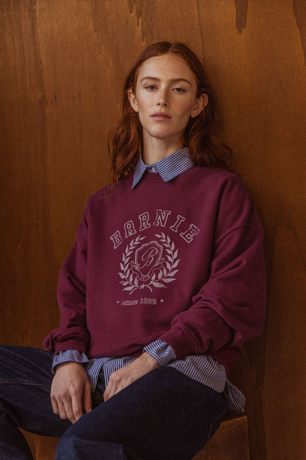 Sweat Diana bordeaux