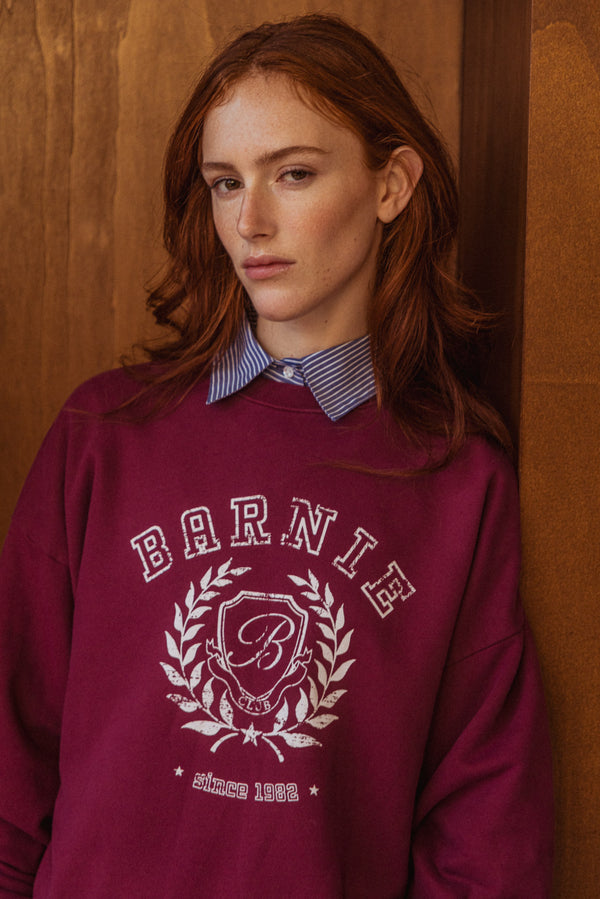 Sweat Diana bordeaux