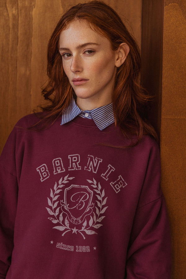 Sweat Diana bordeaux