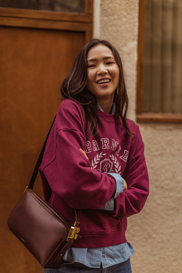 Sweat Diana bordeaux