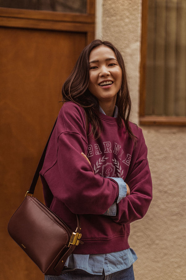 Sweat Diana bordeaux