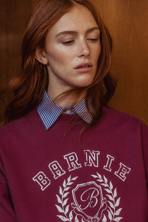 Sweat Diana bordeaux