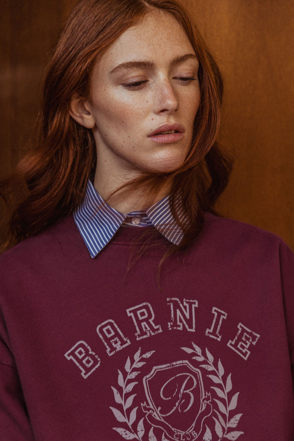 Sweat Diana bordeaux