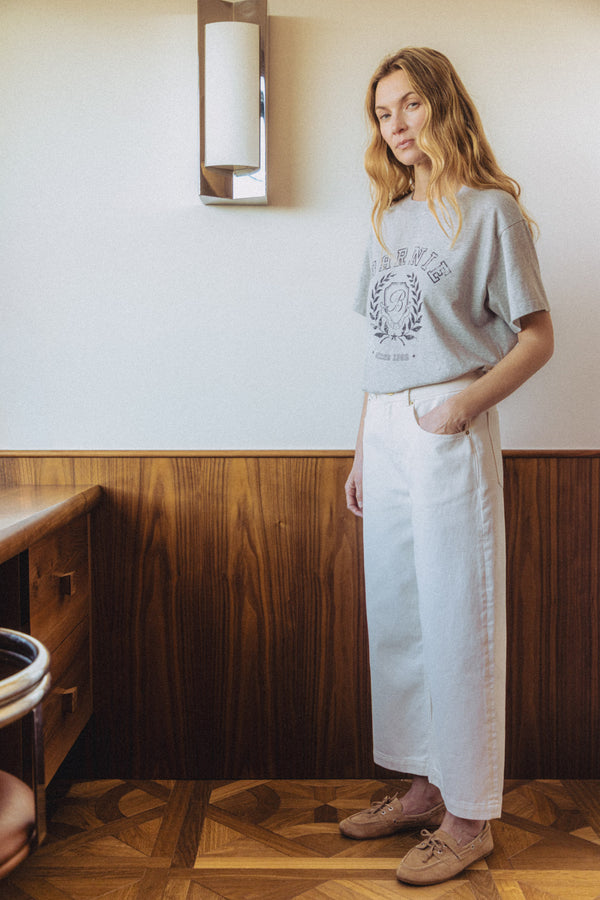 T-shirt Marius gris chiné