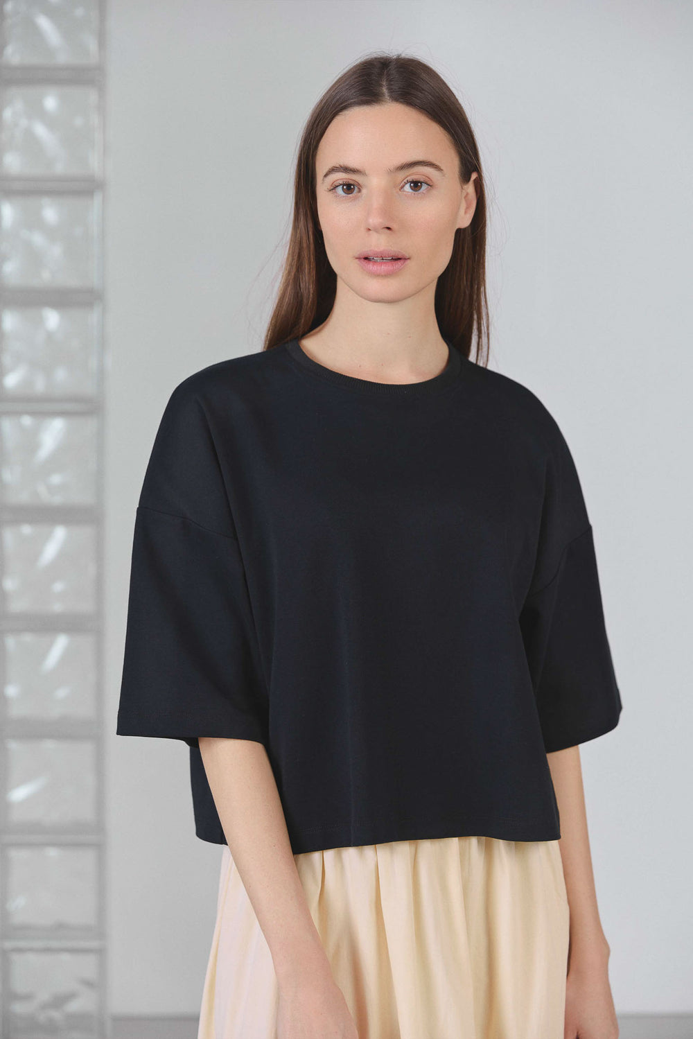 T-shirt oversize noir Tifaine 1