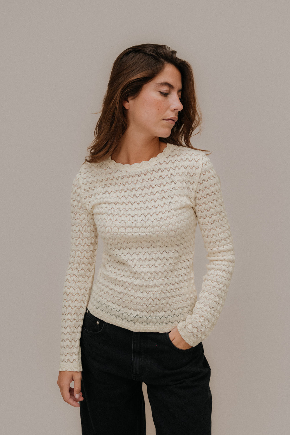 Top Laure crème