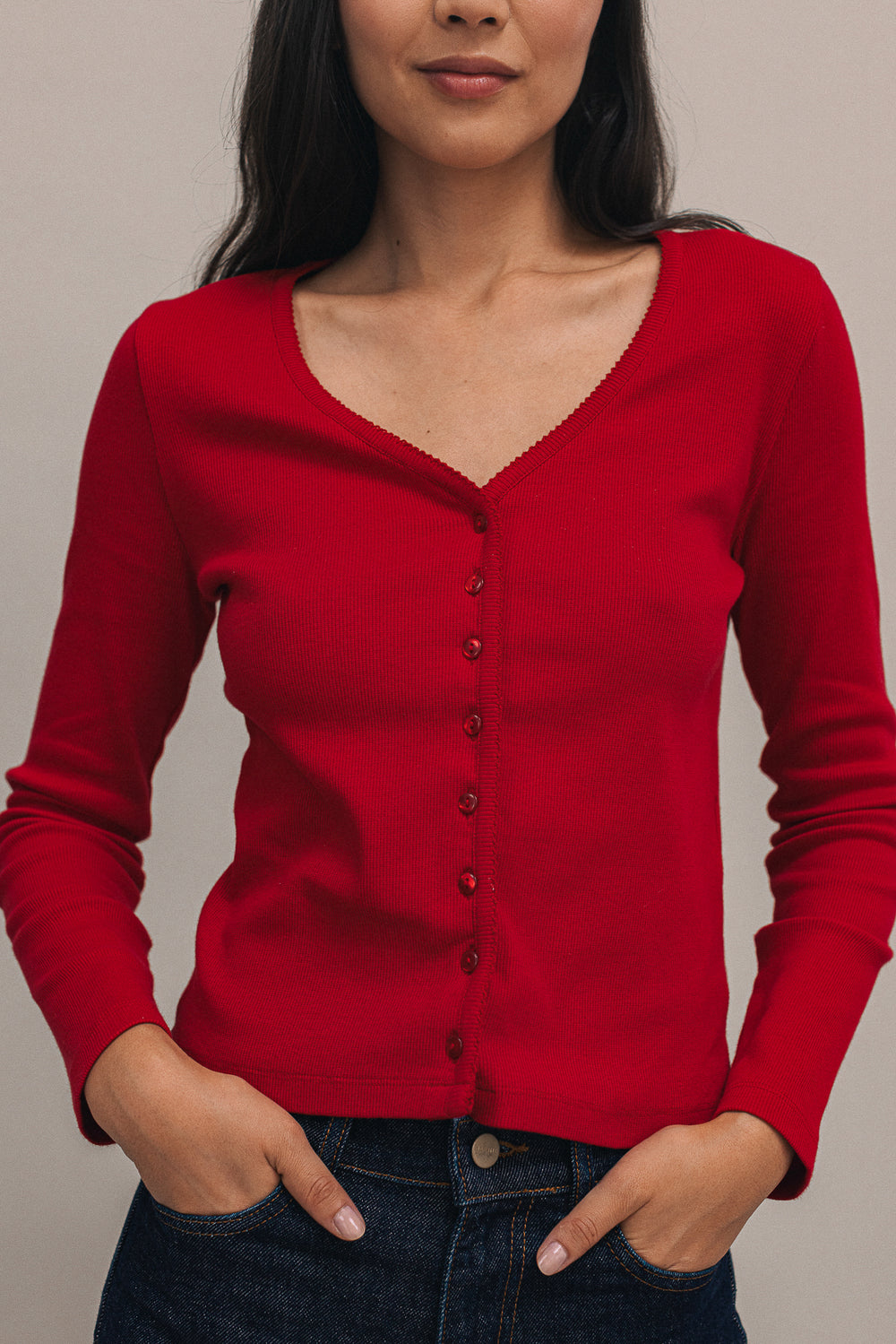 Top Léo rouge
