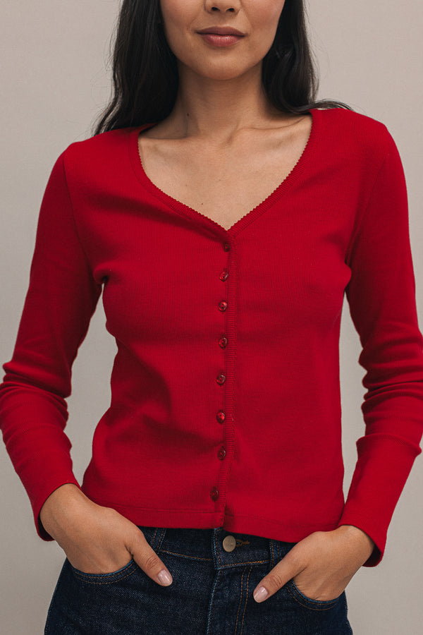 Top Léo rouge