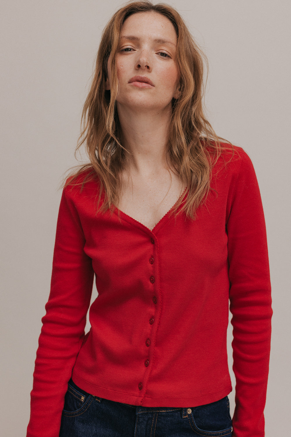 Red Léo top