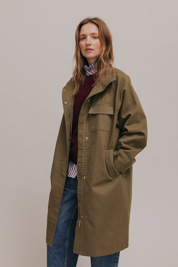Trench Isaé kaki